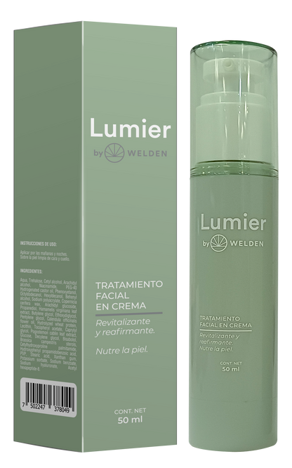 Lumier - Tratamiento Facial en Crema con Ácido Hialurónico, Niacinamida e Ingredientes Naturales