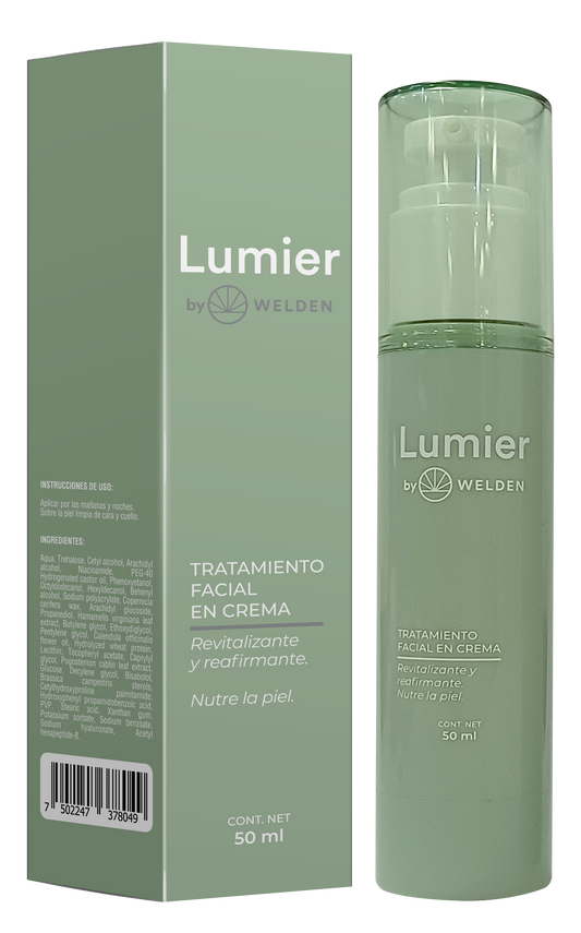Lumier - Tratamiento Facial en Crema con Ácido Hialurónico, Niacinamida e Ingredientes Naturales